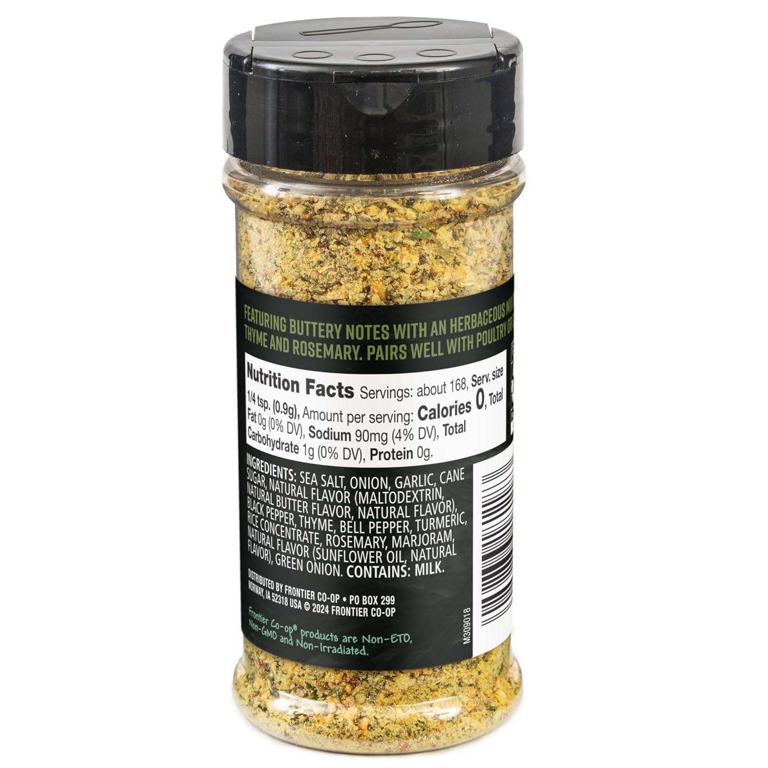image:imageFrontier Coop Buttery Herb Dry Rub Seasoning 536 oz Dry Rub for Wings Poultry or Shrimp