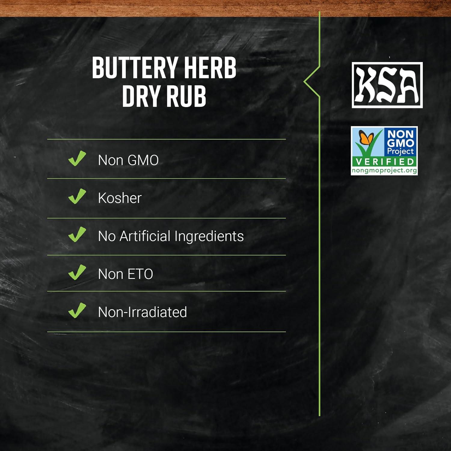 image:imageFrontier Coop Buttery Herb Dry Rub Seasoning 536 oz Dry Rub for Wings Poultry or Shrimp