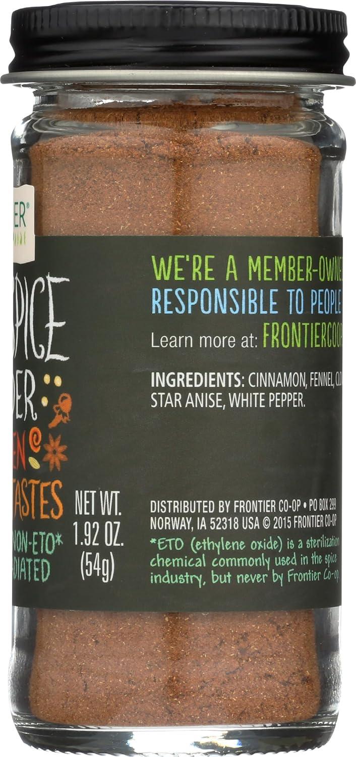 image:imageFrontier Coop Five Spice Powder 192 oz Seasoning Mix of Cinnamon Fennel Seed Cloves Star Anies and White Pepper For Chinese Inspired Entres