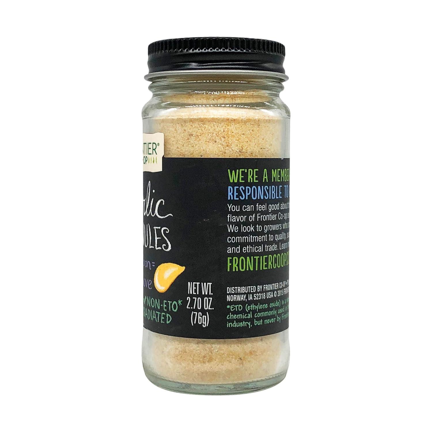 image:imageFrontier Coop Garlic Granules 270 oz Aromatic and Flavorful Kosher Garlic Great for Savory Dishes27 oz Pack of 1