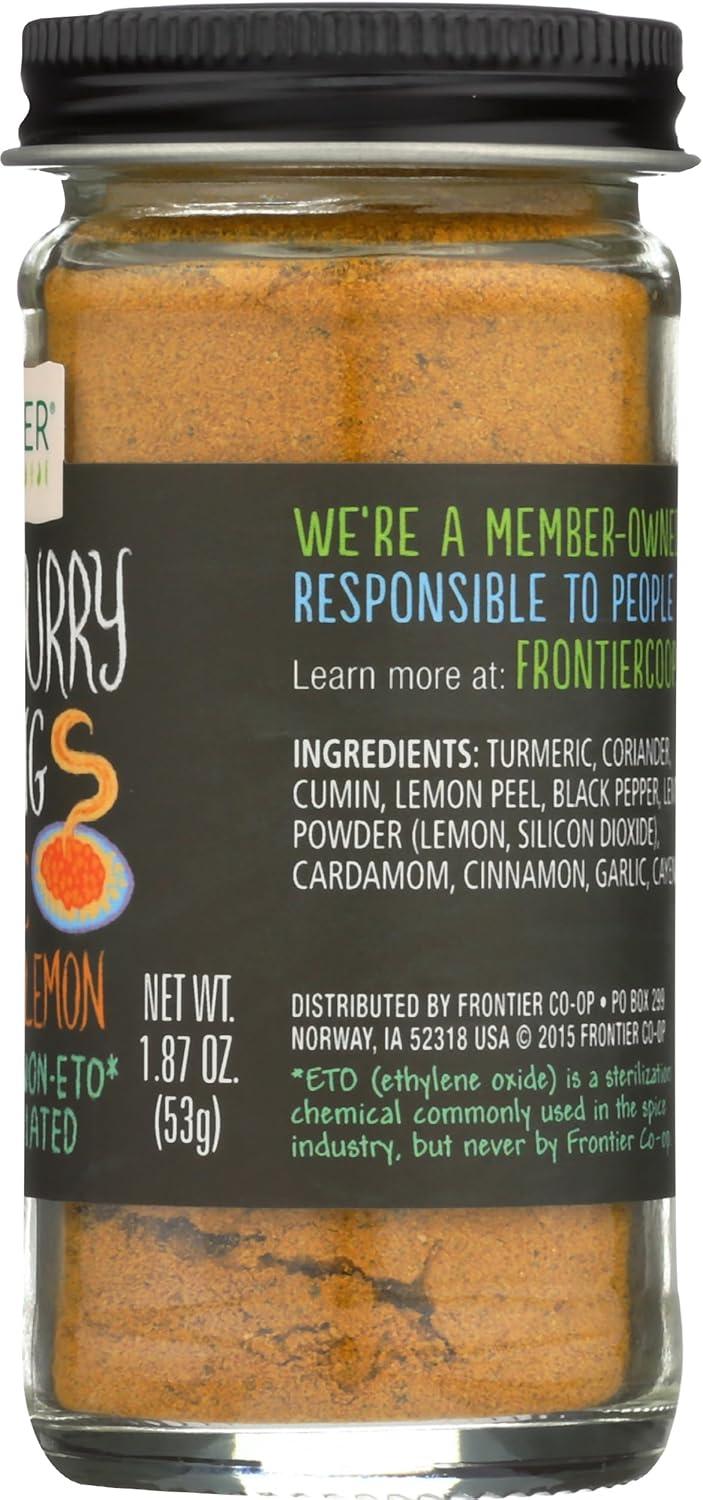 image:imageFrontier Coop Indian Curry Seasoning 187 Ounce Bottle Complex Flavor with Turmeric Coriander and Lemon