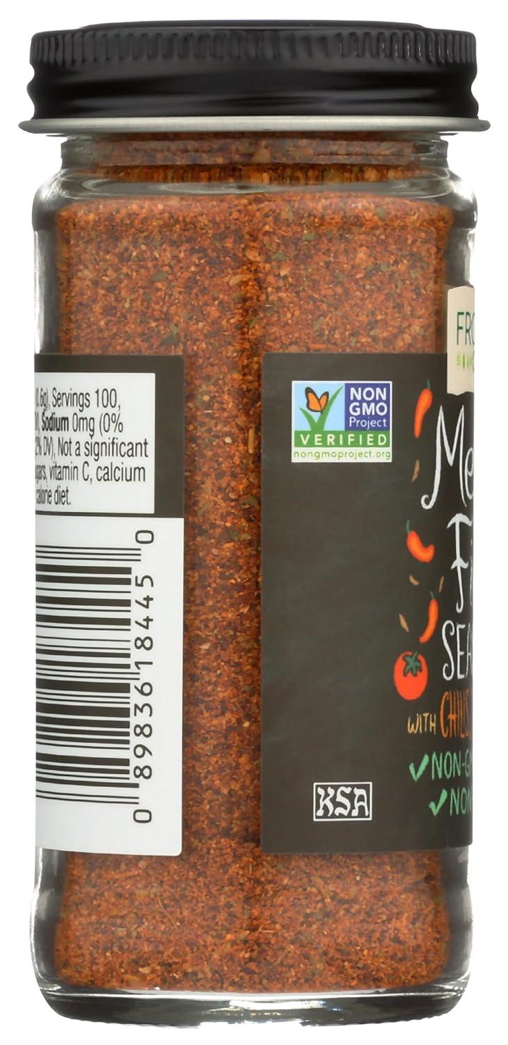 image:imageFrontier Coop Mexican Fiesta Seasoning 212Ounce Jar Chilis Tomato amp Cumin Hint Of Lemon amp Cilantro Salt Free Kosher Non ETO212 Ounce Pack of 1