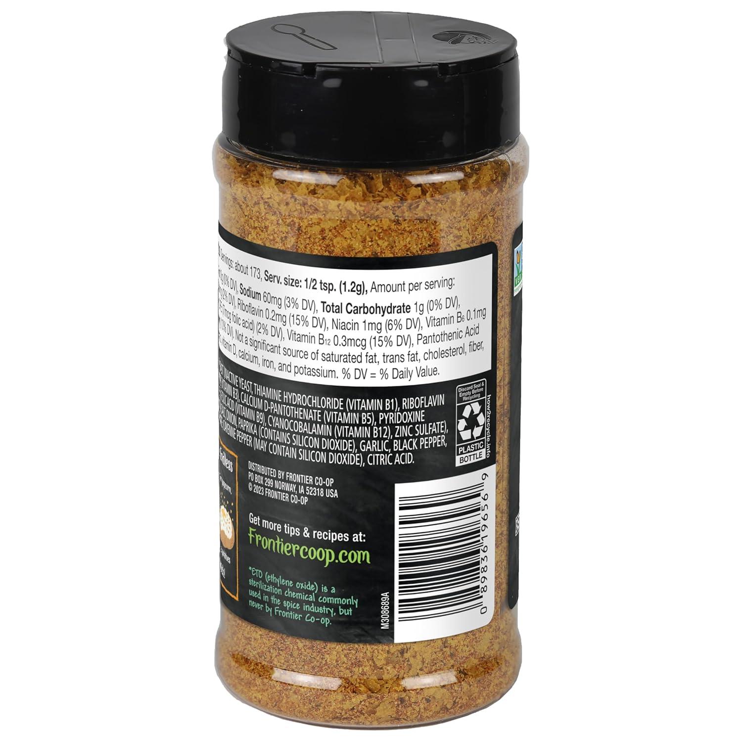 image:imageFrontier Coop Nacho Spice Nutritional Yeast Blend with Vitamin B12 730 oz For Popcorn Snacks Pasta and Soup73 Ounce Pack of 1