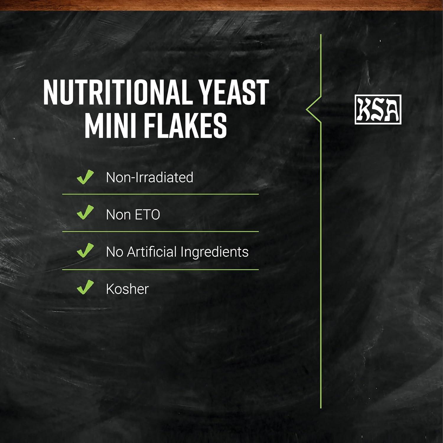 image:imageFrontier Coop Nutritional Yeast Mini Flakes Kosher Bulk Bag NonIrradiated Yeast Rich in Essential B Vitamins 16 Ounce Pack of 1Nutritional Yeast