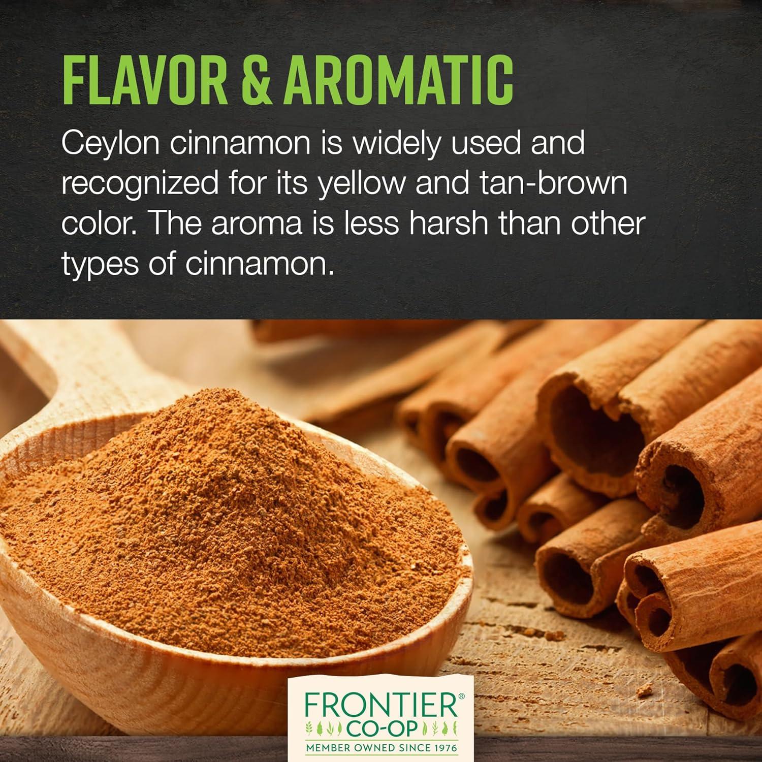 image:imageFrontier Coop Organic 3 Ceylon Cinnamon Sticks 1lb Bulk Cinnamon Sticks for Crafts Drinks Holiday Recipes Cinnamon Powder and More1 Pound Pack of 1