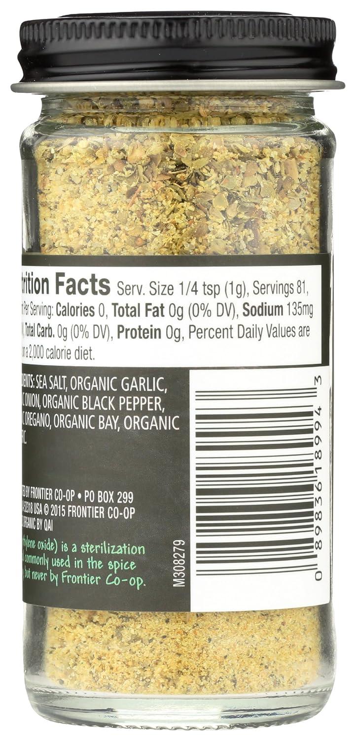 image:imageFrontier Coop Organic Adobo Seasoning Sea Salt with Organic Garlic Onion Black Pepper Oregano Bay Leaf Turmeric 286 Ounce Pack of 1Adobo Seasoning Organic