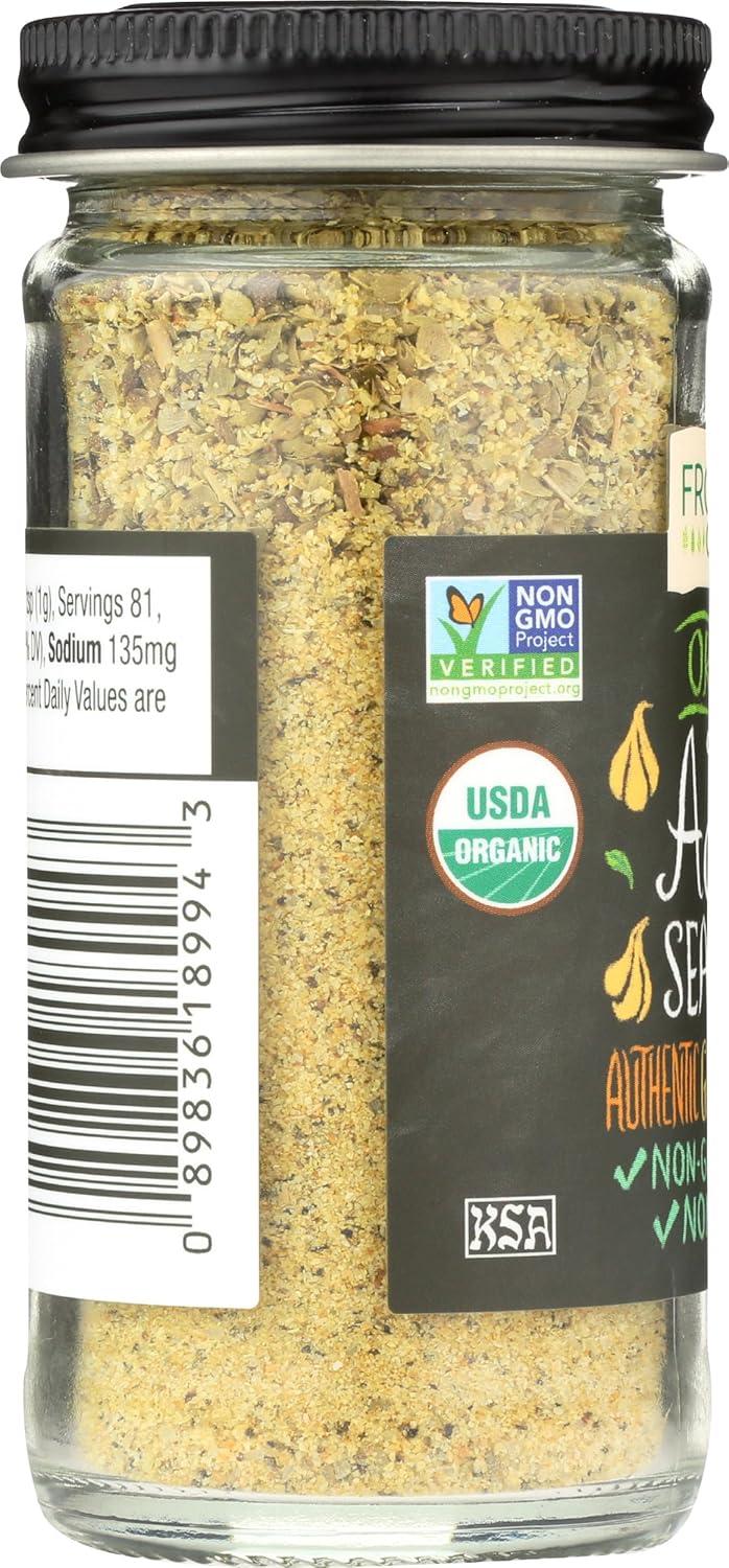 image:imageFrontier Coop Organic Adobo Seasoning Sea Salt with Organic Garlic Onion Black Pepper Oregano Bay Leaf Turmeric 286 Ounce Pack of 1Adobo Seasoning Organic