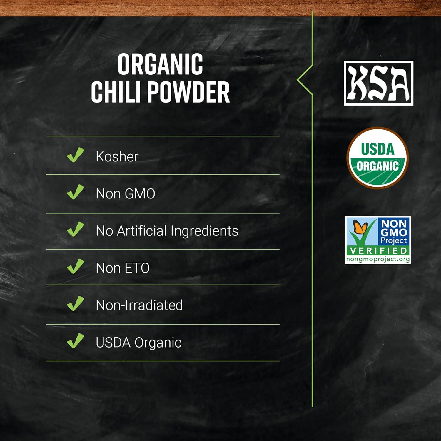 image:imageFrontier Coop Organic Chili Powder 194 oz For Mexican TexMex and Indian Dishes