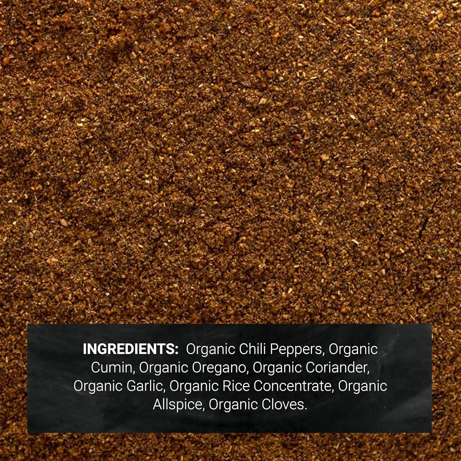 image:imageFrontier Coop Organic Chili Powder Seasoning 1 Pound Mild to Moderatly Spicy Sweet Tangy Zesty Kosher Salt Free