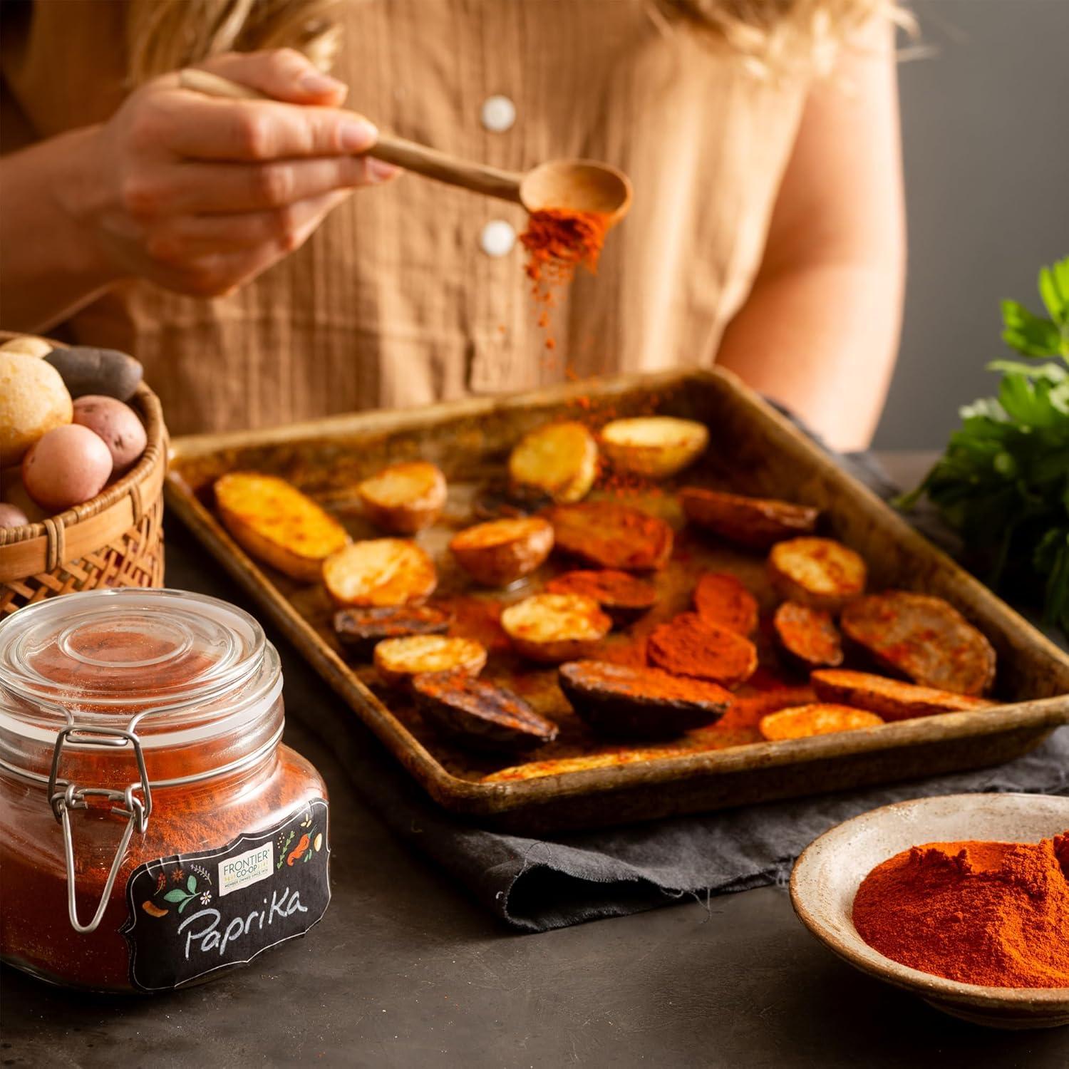 image:imageFrontier Coop Organic Ground Paprika 1lb Bulk Bag Paprika Powder Seasoning Restaurant Supply