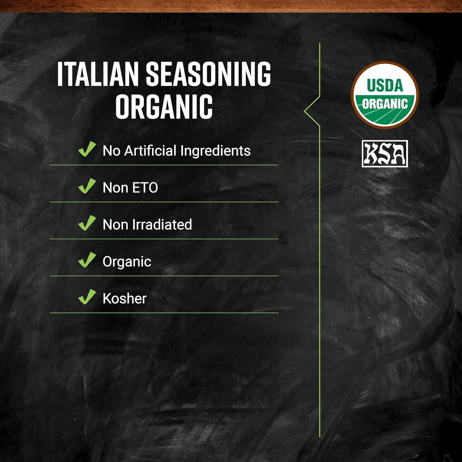 image:imageFrontier Coop Organic Italian Seasoning 1lb Bulk Dried Oregano Thyme Rosemary Basil Sage and Marjoram Wholesale Spices and Seasonings