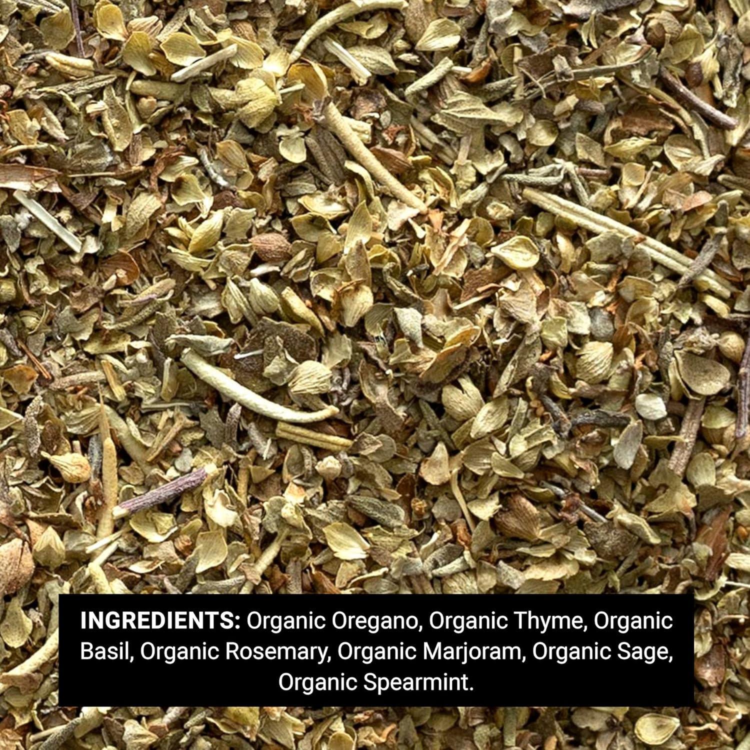image:imageFrontier Coop Organic Italian Seasoning 1lb Bulk Dried Oregano Thyme Rosemary Basil Sage and Marjoram Wholesale Spices and Seasonings