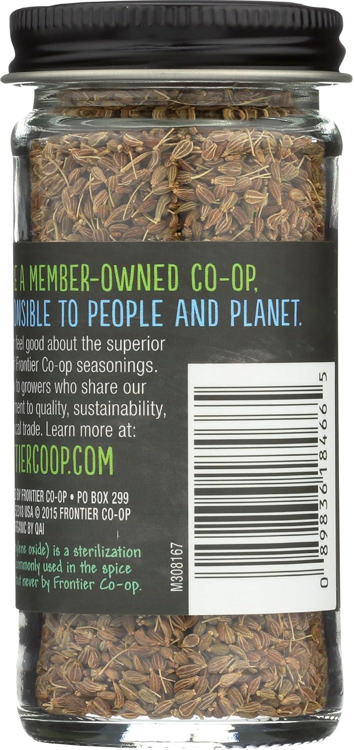 image:imageFrontier Coop Organic Whole Anise Seed 150Ounce Jar Adds LicoriceLike Flavor to Desserts Stews Bread Tea Kosher15 Ounce Pack of 1