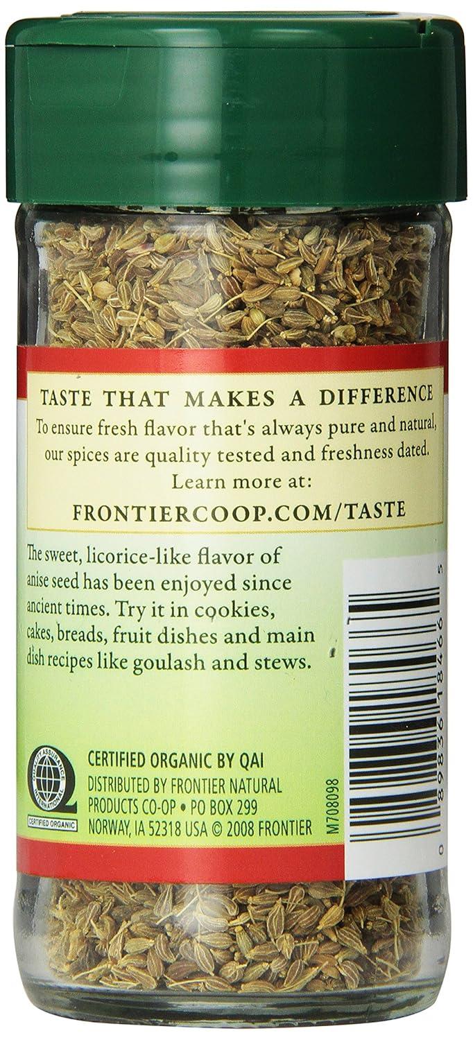 image:imageFrontier Coop Organic Whole Anise Seed 150Ounce Jar Adds LicoriceLike Flavor to Desserts Stews Bread Tea Kosher15 Ounce Pack of 2