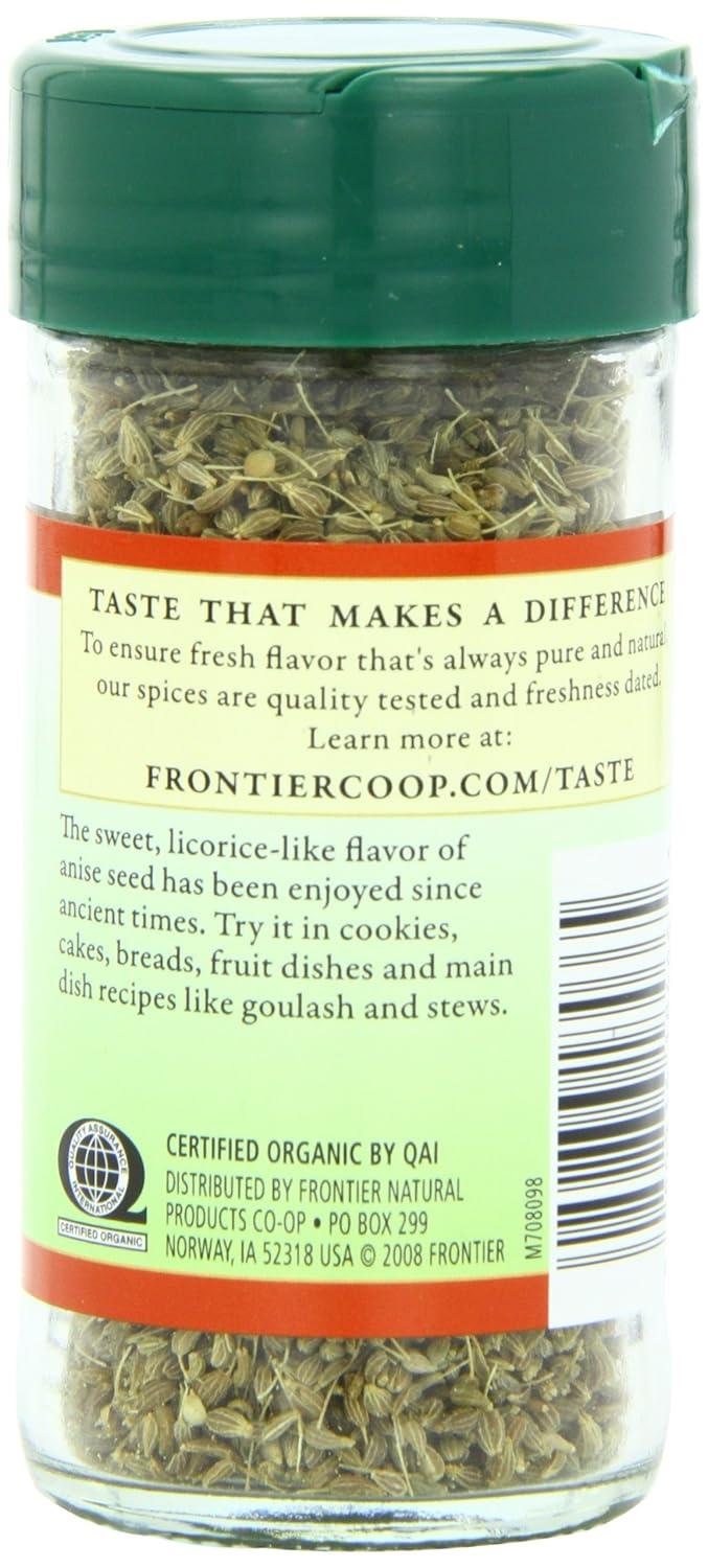 image:imageFrontier Coop Organic Whole Anise Seed 150Ounce Jar Adds LicoriceLike Flavor to Desserts Stews Bread Tea Kosher15 Ounce Pack of 2