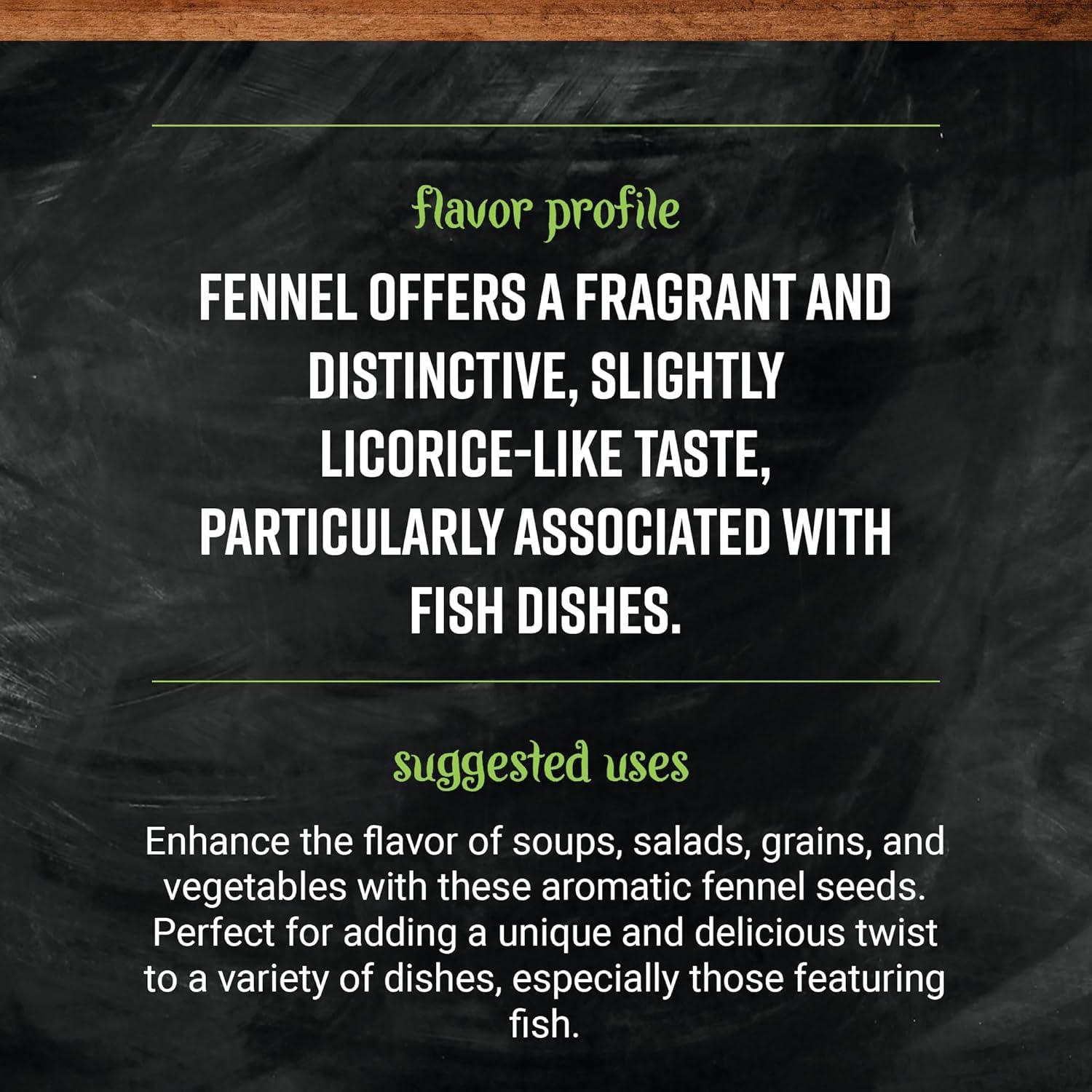 image:imageFrontier Coop Organic Whole Fennel Seed 127 oz Sweet Turkish Fennel for Seasoning Soups Fish Salads Veggies Candied Desserts