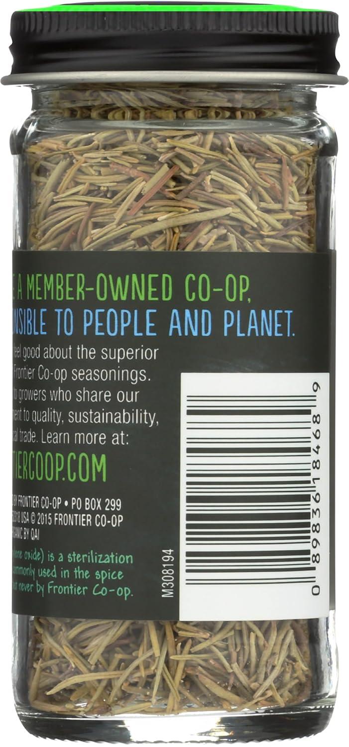 image:imageFrontier Coop Organic Whole Rosemary Leaf 085 Ounce Bottle Pungent Herbaceous Fresh Earthy Taste amp Aroma Kosher