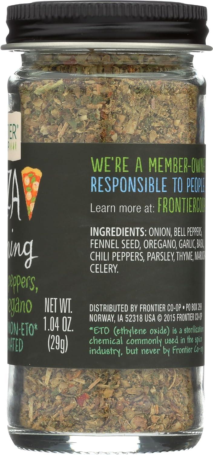 image:imageFrontier Coop Pizza Seasoning 104Ounce Jar Featuring Bell Pepper Fennel Seed amp Oregano Great on Pasta and Salads104 Ounce Pack of 1