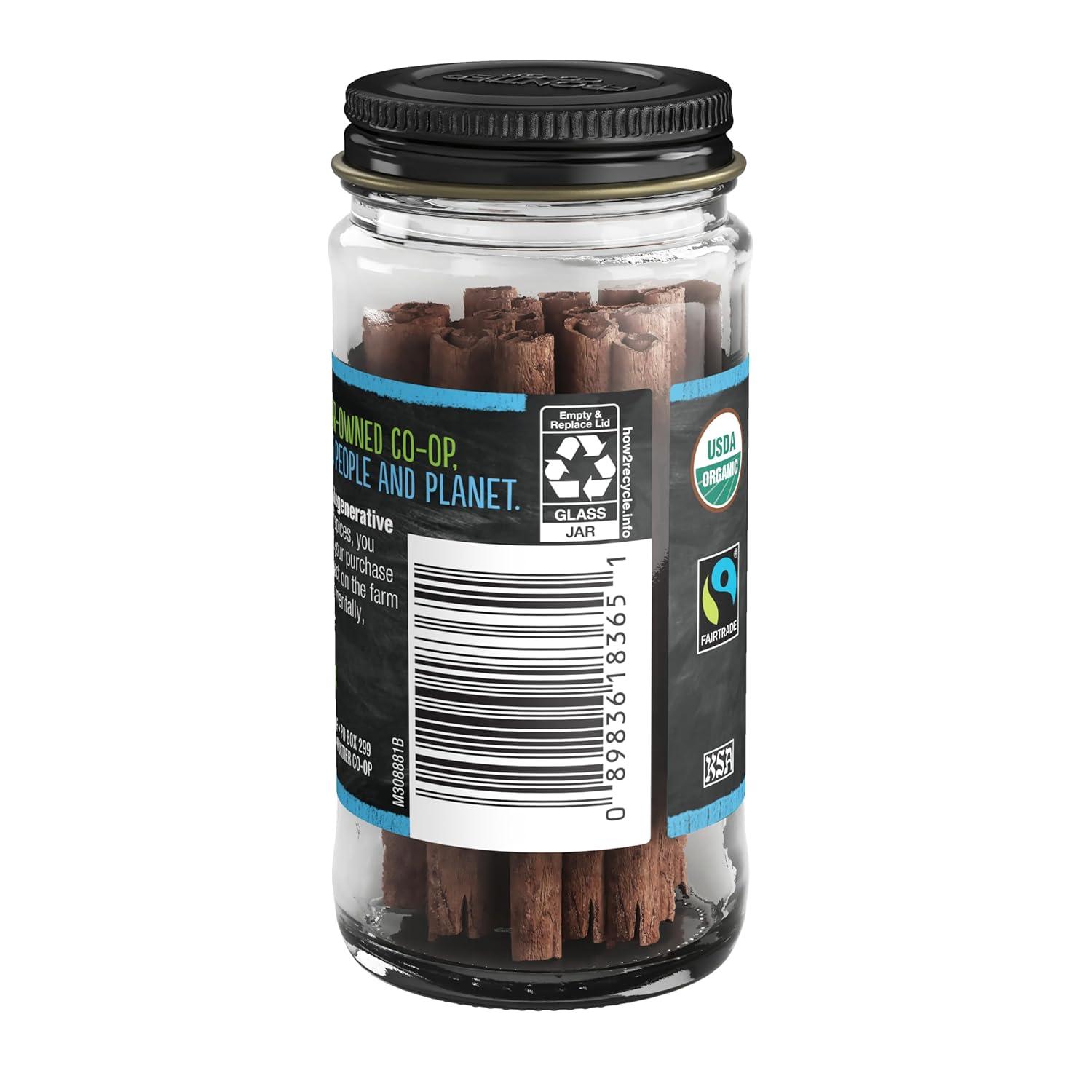 image:imageFrontier Coop Regenerative Organic Certified Ceylon Cinnamon Sticks 06 oz Fairtrade Organic True Cinnamon