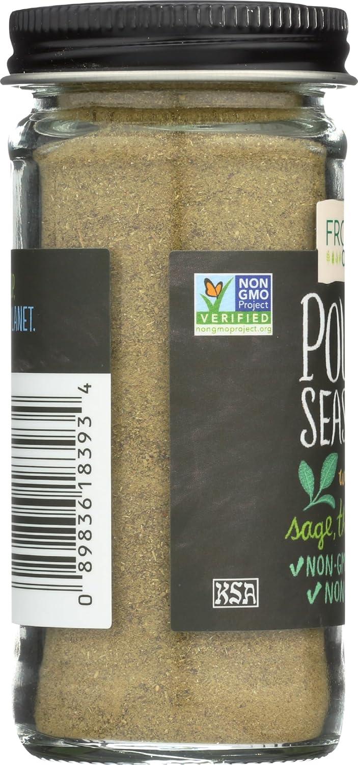 image:imageFrontier Coop Saltfree Poultry Seasoning 134 Ounce Bottle Blend of Sage Thyme amp Onion Perfect for Poultry amp Stuffing