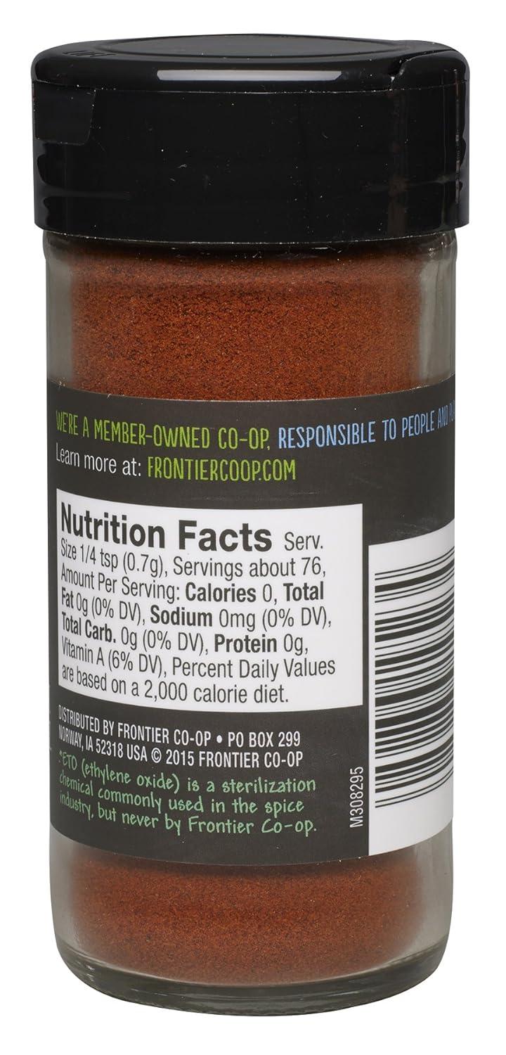 image:imageFrontier Coop Smoked Ground Paprika All Natural Paprika Powder Kosher 187 Ounce Pack of 1187 Ounce Pack of 2