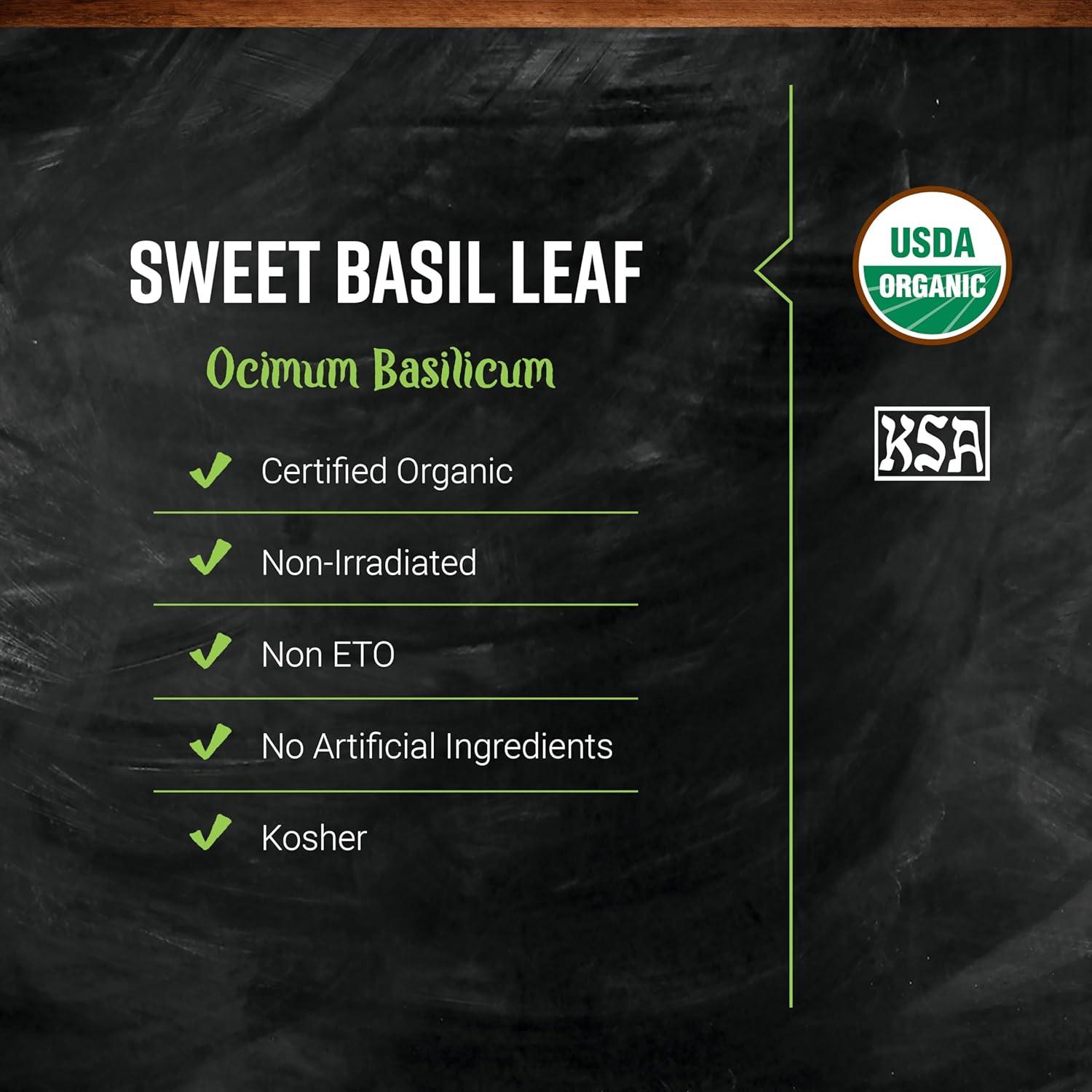 image:imageFrontier Coop Sweet Basil Leaf 1Pound Bulk Popular on Pizza amp DIY Body Care As An Essential Oil Kosher Organic