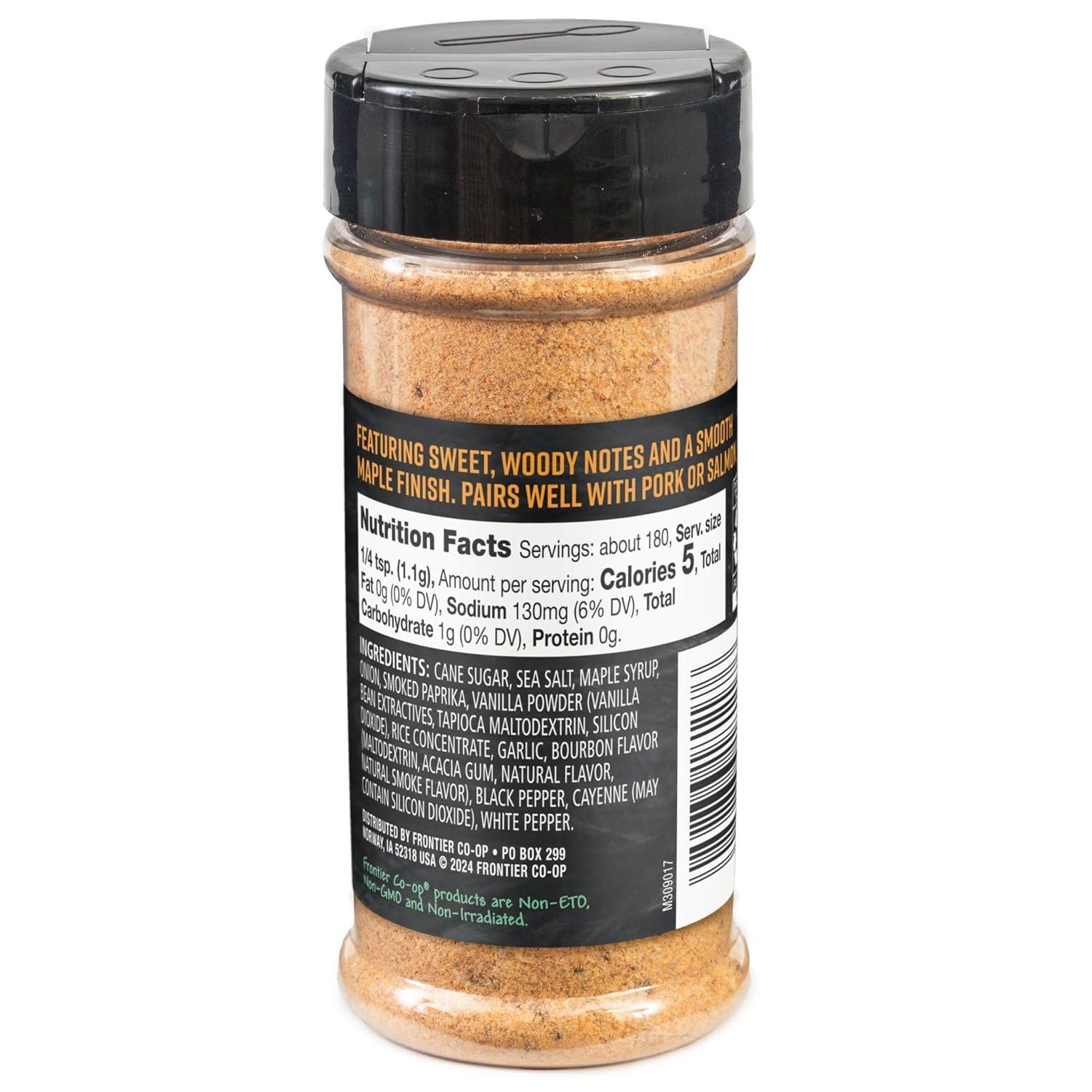image:imageFrontier Coop Sweet Heat Dry Rub Seasoning 607 oz Dry Rub for Wings Beef or PoultryMaple Bourbon Rub