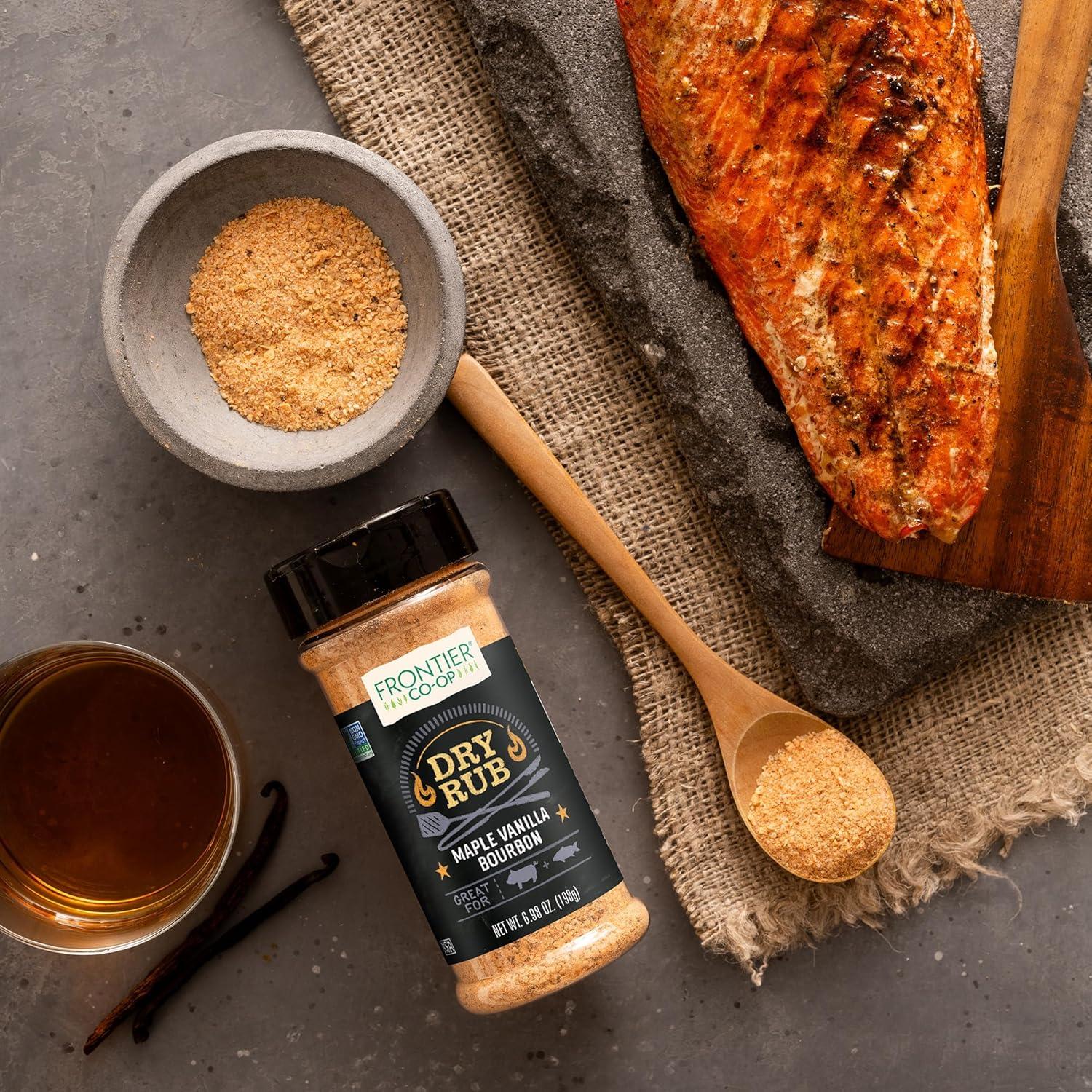 image:imageFrontier Coop Sweet Heat Dry Rub Seasoning 607 oz Dry Rub for Wings Beef or PoultryMaple Bourbon Rub