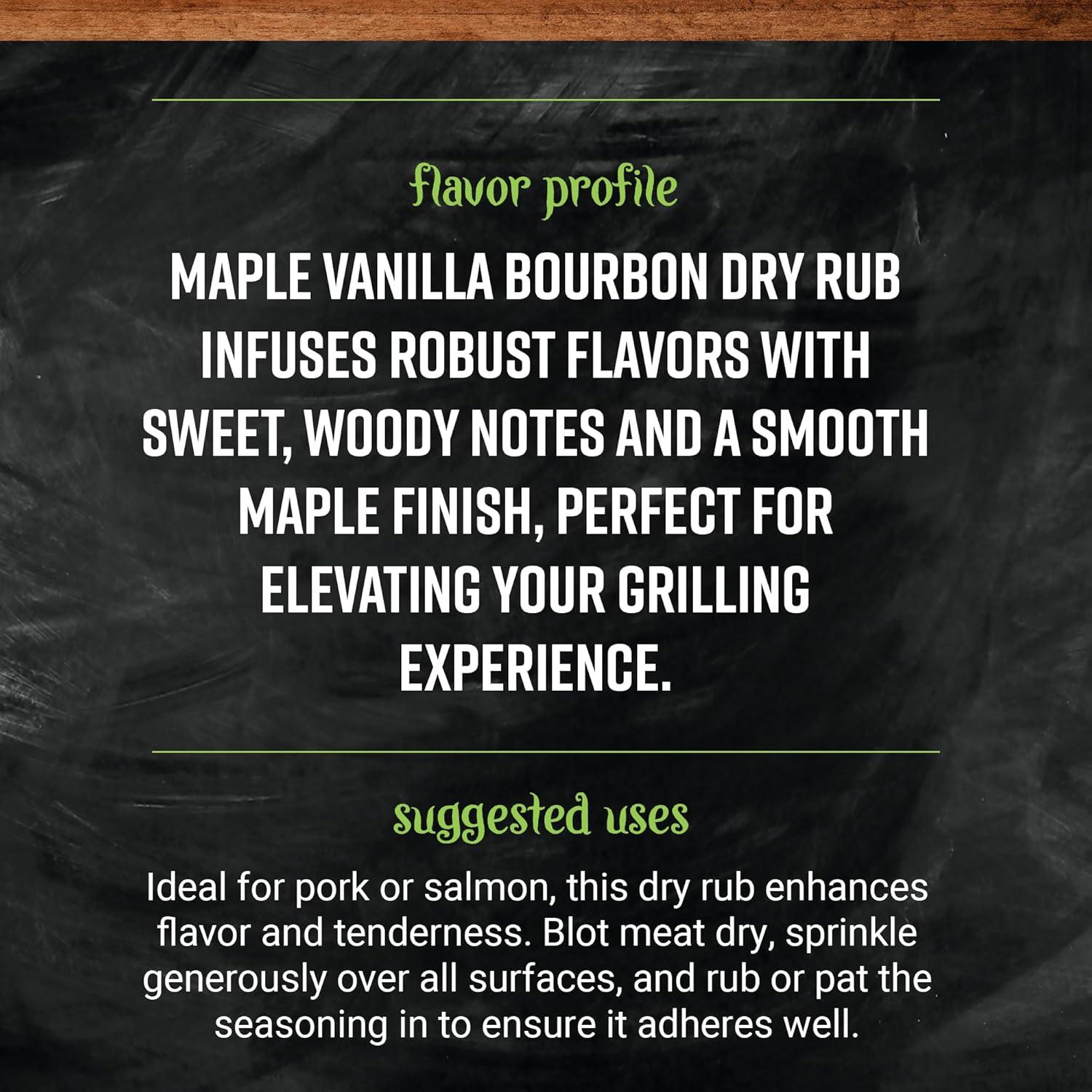 image:imageFrontier Coop Sweet Heat Dry Rub Seasoning 607 oz Dry Rub for Wings Beef or PoultryMaple Bourbon Rub