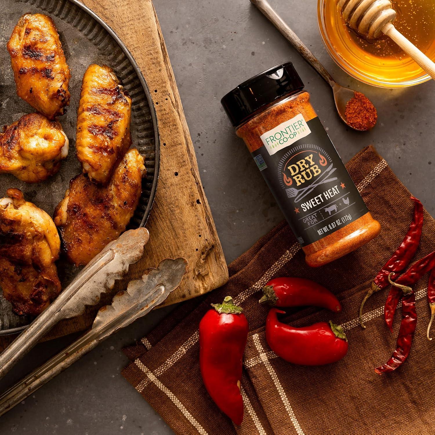 image:imageFrontier Coop Sweet Heat Dry Rub Seasoning 607 oz Dry Rub for Wings Beef or PoultrySweet Heat Dry Rub