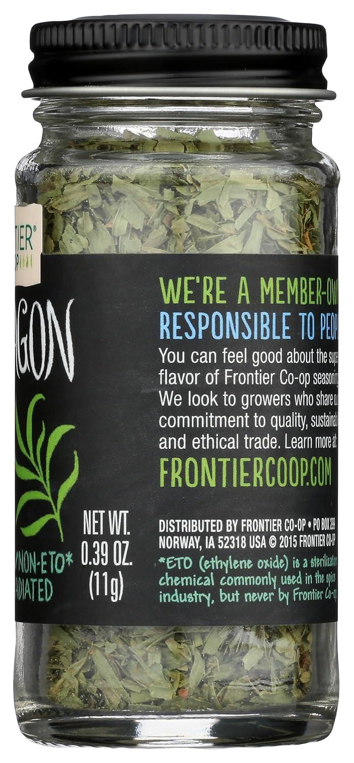 image:imageFrontier Coop Tarragon Leaf 039 Ounce Bottle Cut amp Sifted Warm Flavor for Sauces Salads Dressings Eggs and More