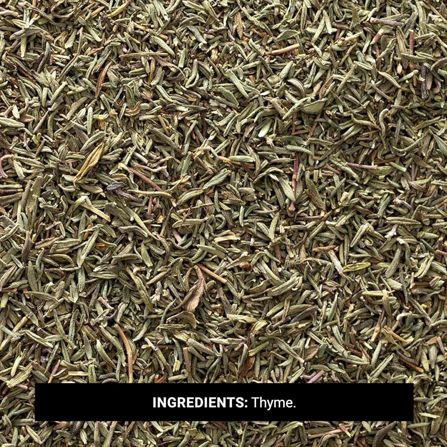 image:imageFrontier Coop Thyme Leaf FancyGrade Whole 16 Oz Bulk Bag Warm and Pungent Herb for Restaurant Supply