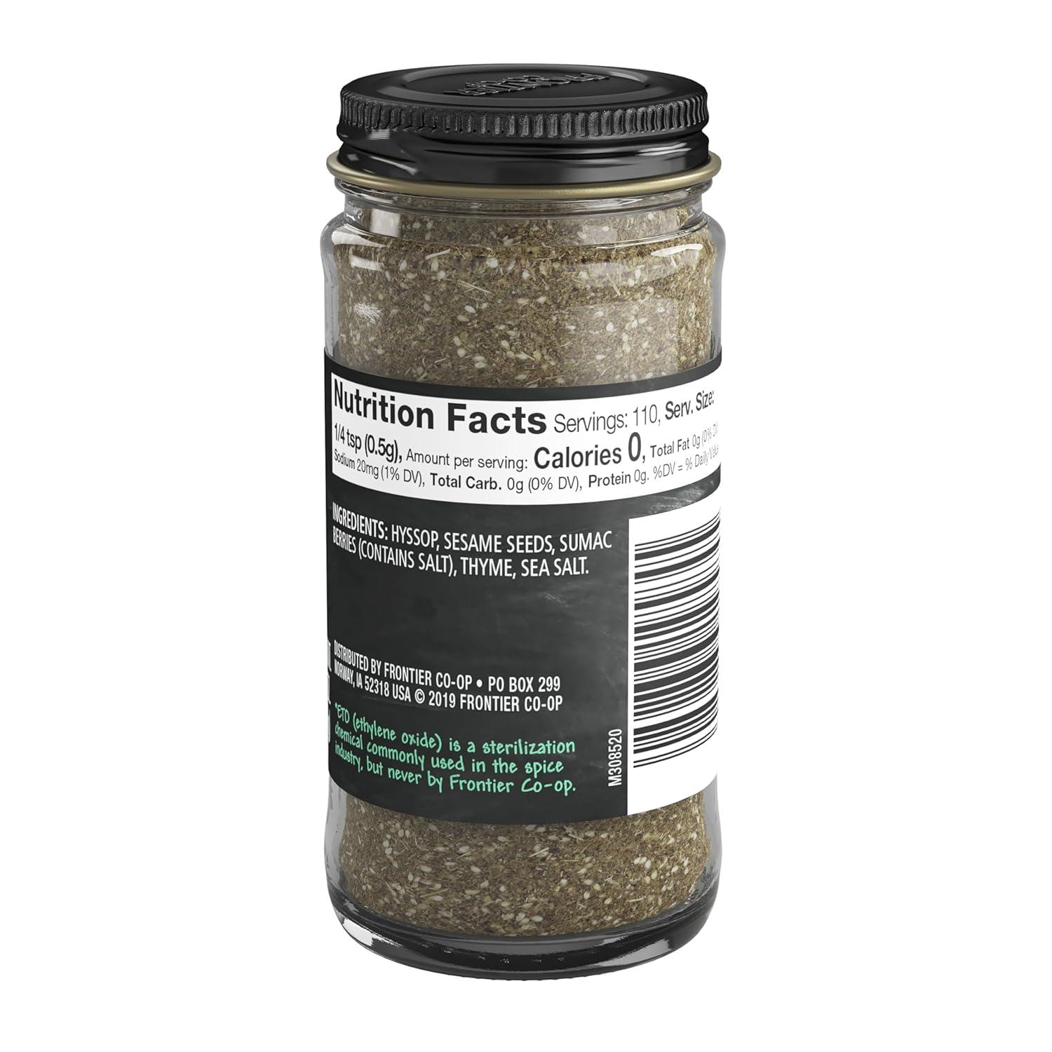 image:imageFrontier Coop Zaatar Seasoning 190 oz Blend for Middle Eastern Inspired Dishes Hummus Tahini Dip and Vegetables