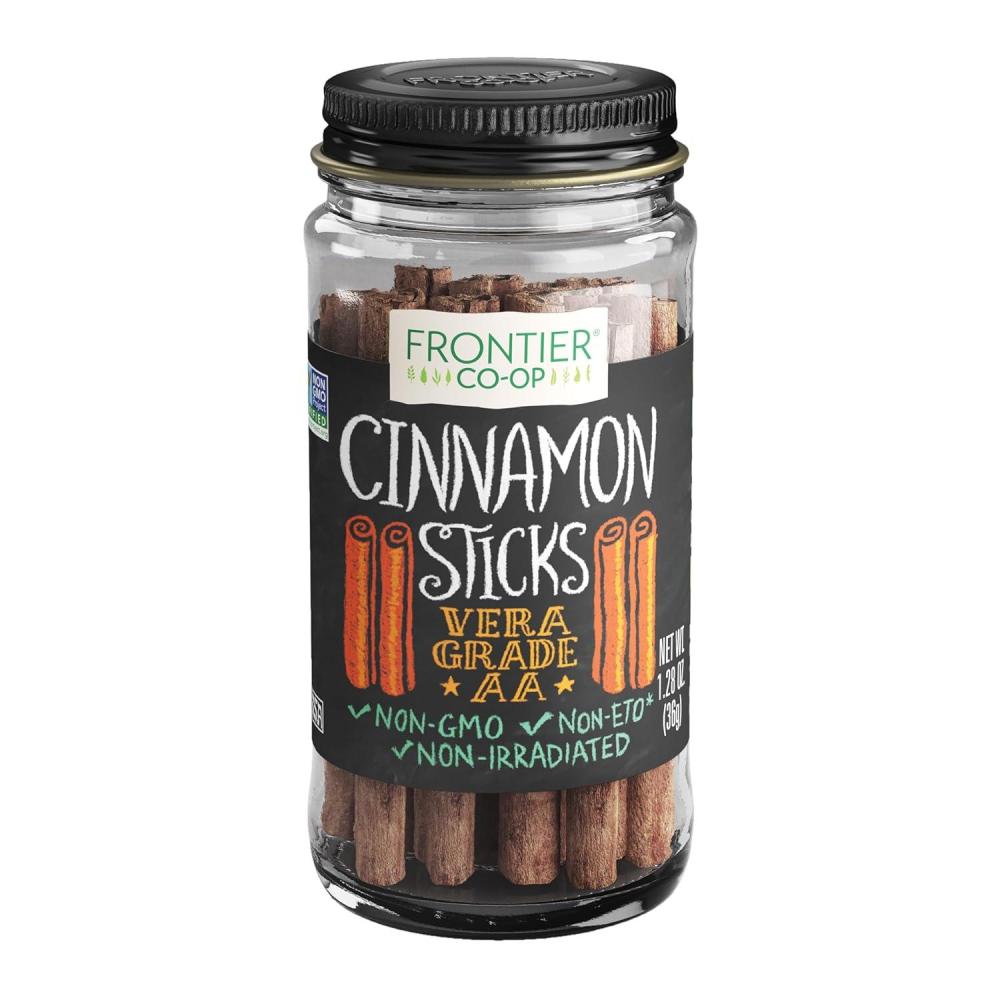 image:imageFrontier Coop Cinnamon Sticks Whole 275 102 oz Korintje Cinnamon for Mulled Drinks Cider and Tea102 Ounce Pack of 1