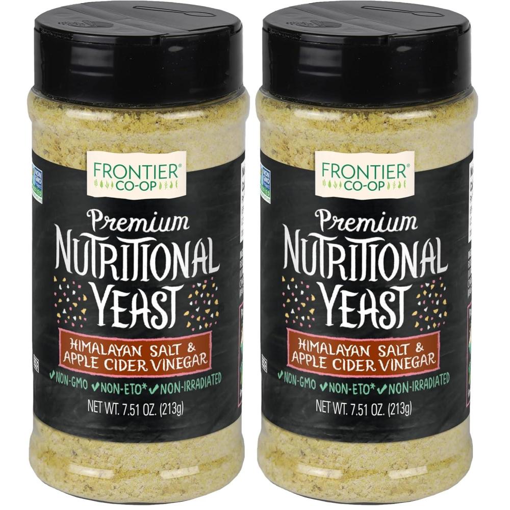 image:imageFrontier Coop Himalayan Salt amp Vinegar Nutritional Yeast Blend with Vitamin B12 751 oz For Popcorn Snacks Pasta and Soup751 Ounce Pack of 2