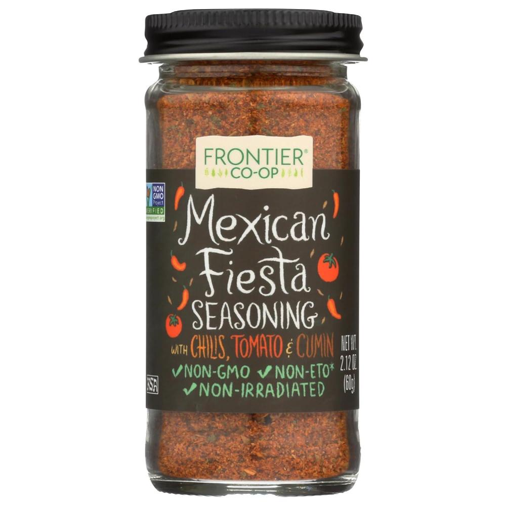 image:imageFrontier Coop Mexican Fiesta Seasoning 212Ounce Jar Chilis Tomato amp Cumin Hint Of Lemon amp Cilantro Salt Free Kosher Non ETO212 Ounce Pack of 1