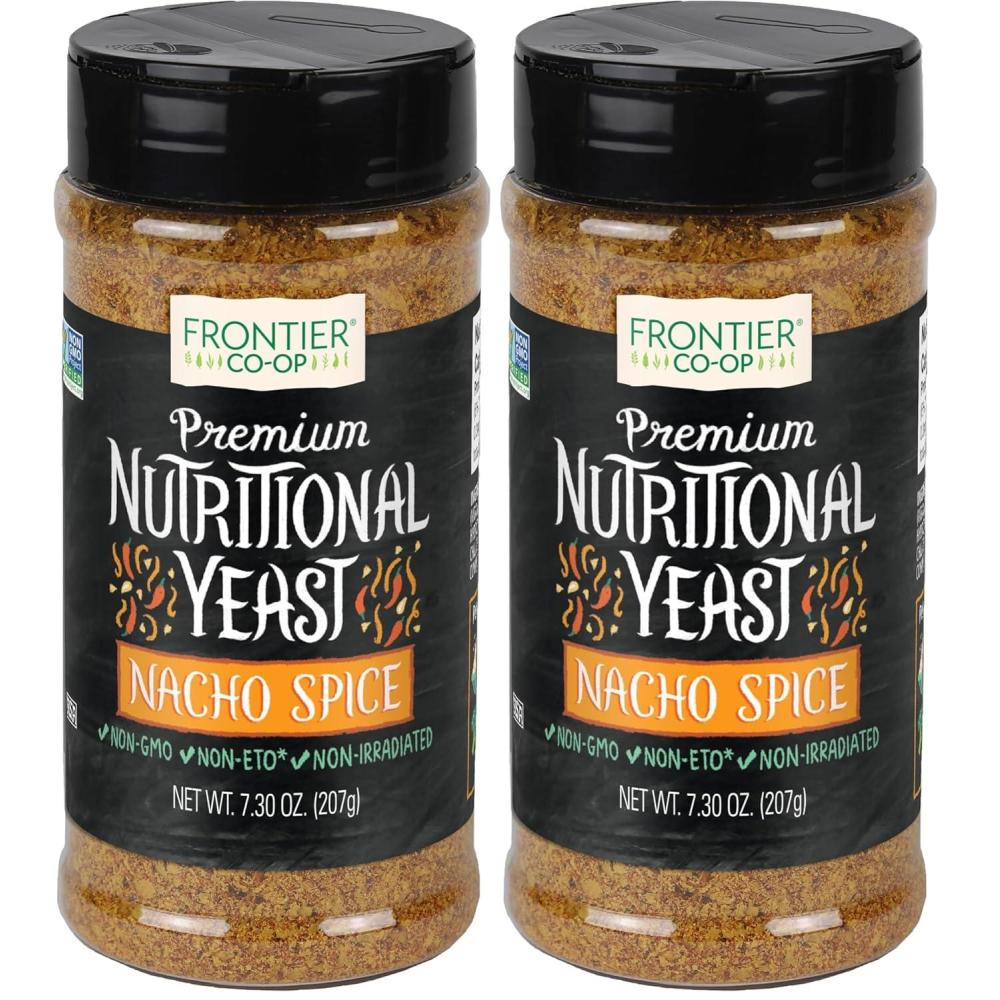 image:imageFrontier Coop Nacho Spice Nutritional Yeast Blend with Vitamin B12 730 oz For Popcorn Snacks Pasta and Soup73 Ounce Pack of 2