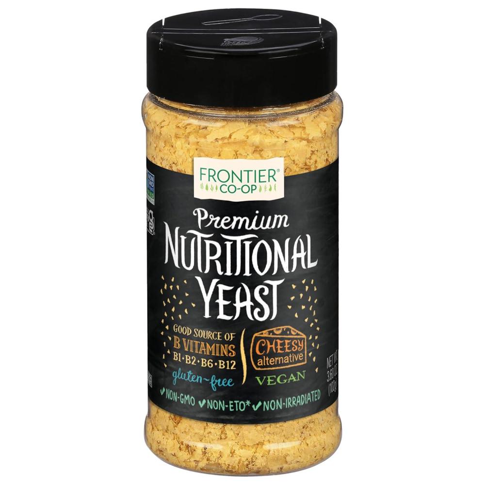 image:imageFrontier Coop Premium Nutritional Yeast Flakes 36 oz Vegan GlutenFree Kosher NonIrradiated Seasoning DairyFree Cheese Flavor Rich in B Vitamins