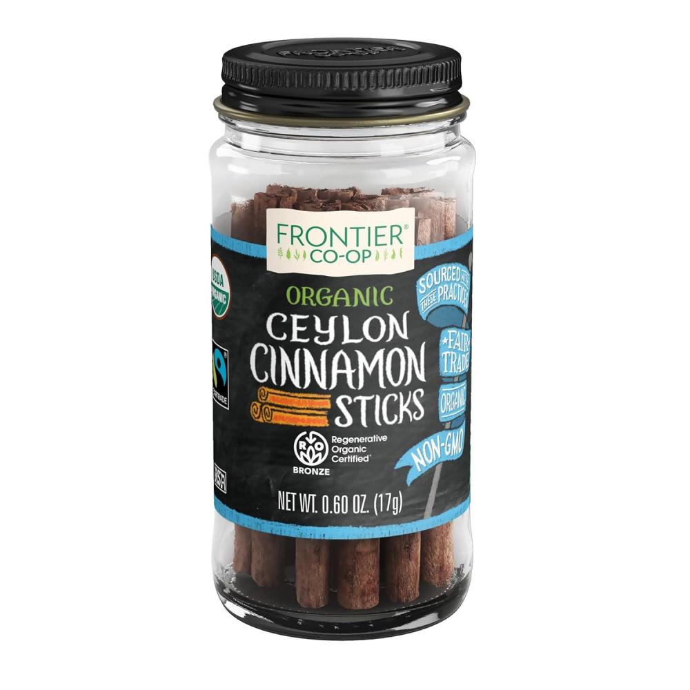 image:imageFrontier Coop Regenerative Organic Certified Ceylon Cinnamon Sticks 06 oz Fairtrade Organic True Cinnamon