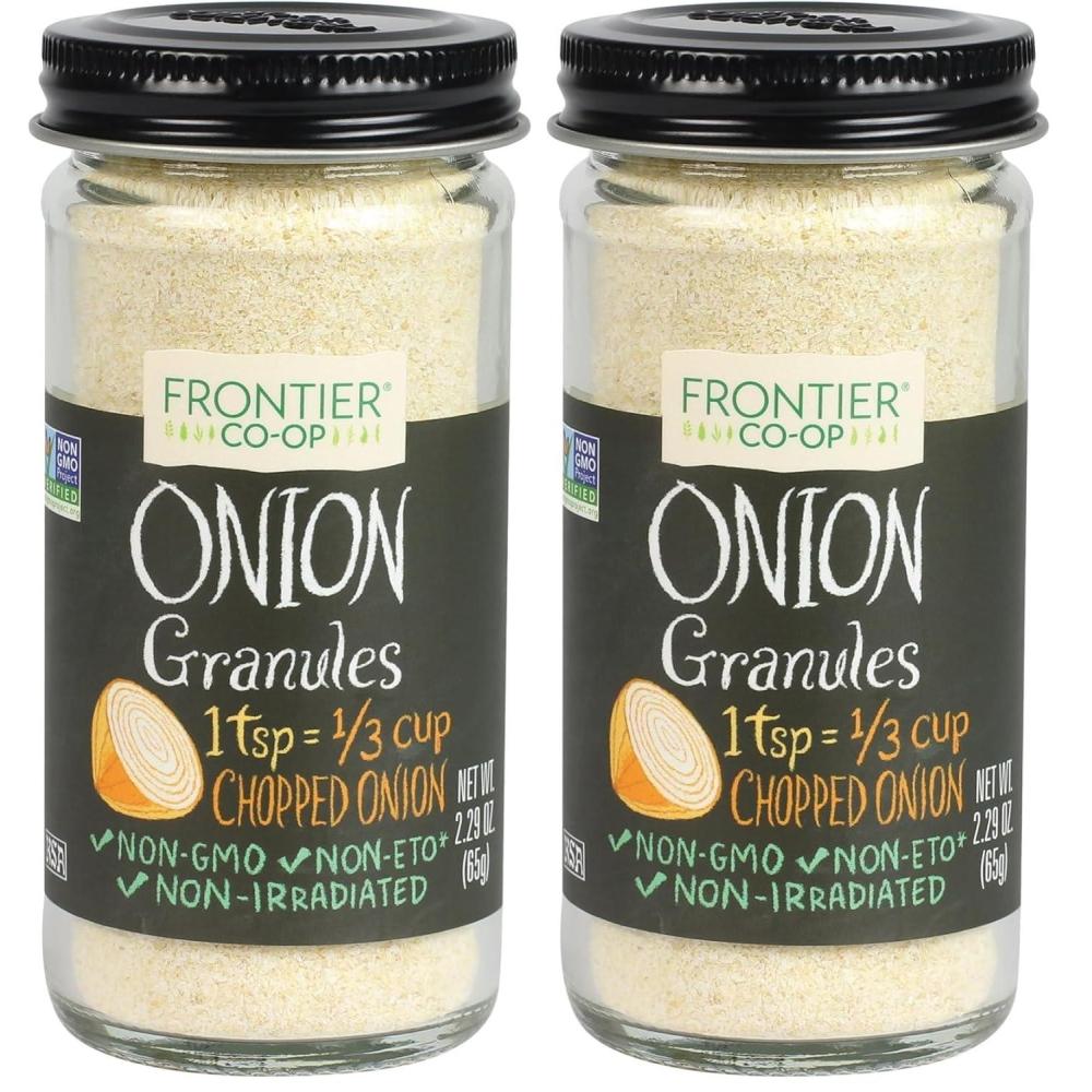 image:imageSimply Organic Frontier Natural Products Onion White Granules 240Ounce229 Ounce Pack of 2