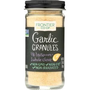 image:imageFrontier Coop Garlic Granules 270 oz  Aromatic and Flavorful Kosher Garlic Great for Savory Dishes27 oz Pack of 1