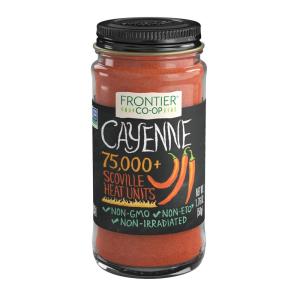 image:imageFrontier Coop Ground Cayenne Extra Spicy 75000 HU Cayenne Powder  All Natural Kosher  176 Ounce Pack of 1