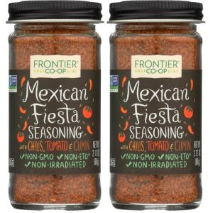 image:imageFrontier Coop Mexican Fiesta Seasoning 212Ounce Jar Chilis Tomato amp Cumin Hint Of Lemon amp Cilantro Salt Free Kosher Non ETO212 Ounce Pack of 2