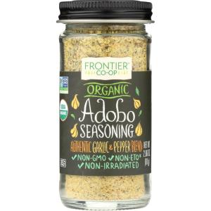 image:imageFrontier Coop Organic Adobo Seasoning Sea Salt with Organic Garlic Onion Black Pepper Oregano Bay Leaf Turmeric  286 Ounce Pack of 1Adobo Seasoning Organic