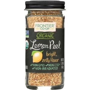 image:imageFrontier Coop Organic Lemon Peel 170Ounce Jar Bright Zesty Lemon Peel for Tea Baking Marinades amp Rubs17 Ounce Pack of 1