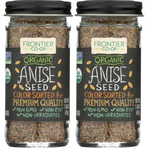 image:imageFrontier Coop Organic Whole Anise Seed 150Ounce Jar Adds LicoriceLike Flavor to Desserts Stews Bread Tea Kosher15 Ounce Pack of 2