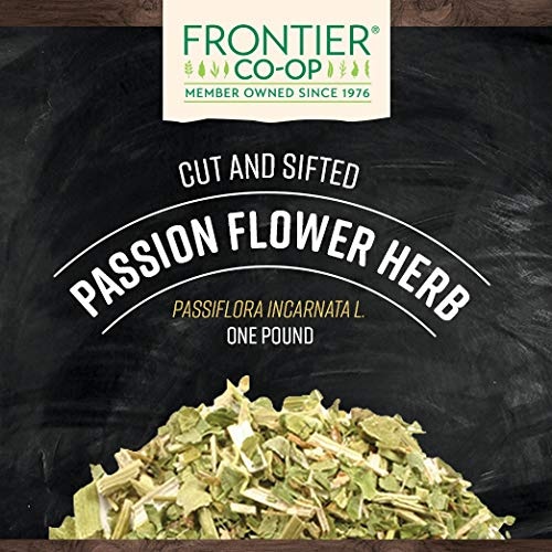 image:imageFrontier Coop Passion Flower Herb Cut and Sifted Kosher 16 Ounce Pack of 1